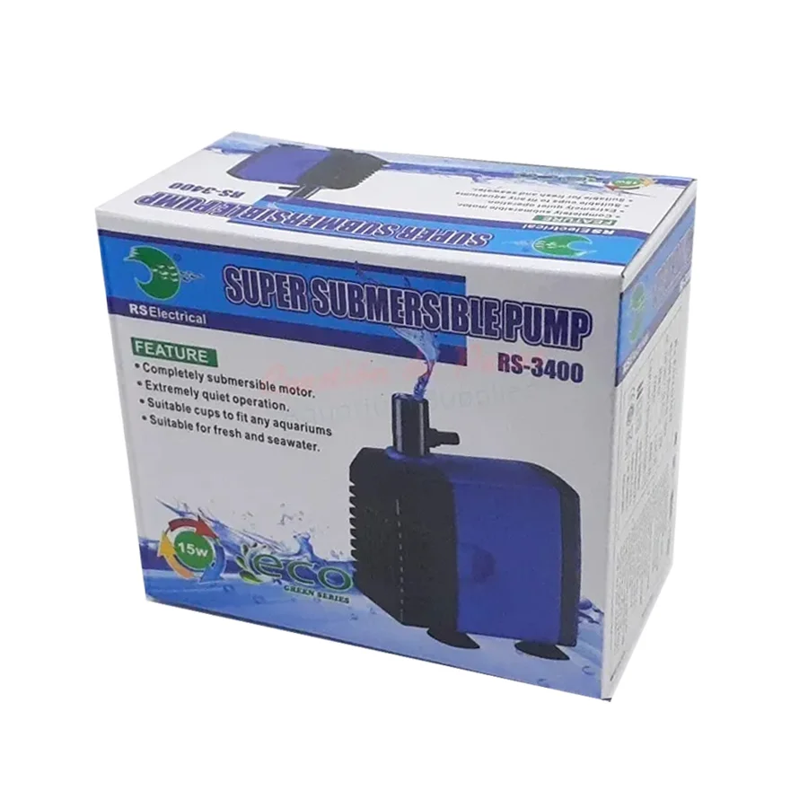 Bomba Sumergible RS 3400 880 Lxh Altura 1.2 mt