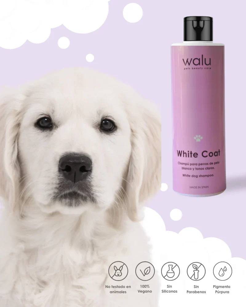 White Coat - Champú para perros de pelo blanco - Imagen 2