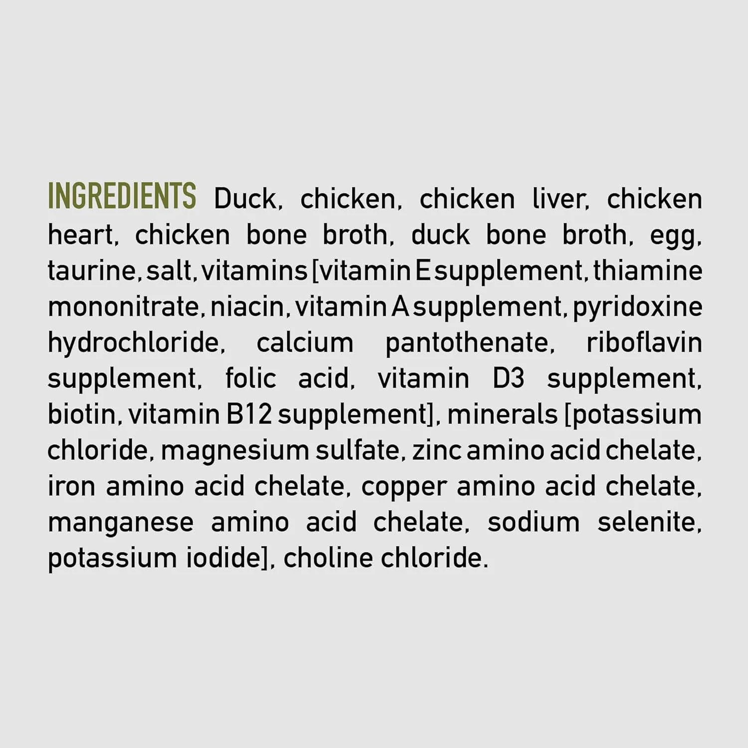 ORIJEN LATA PARA GATOS ADULTOS PATO Y POLLO ENTREE IN BONE BROTH - Imagen 5
