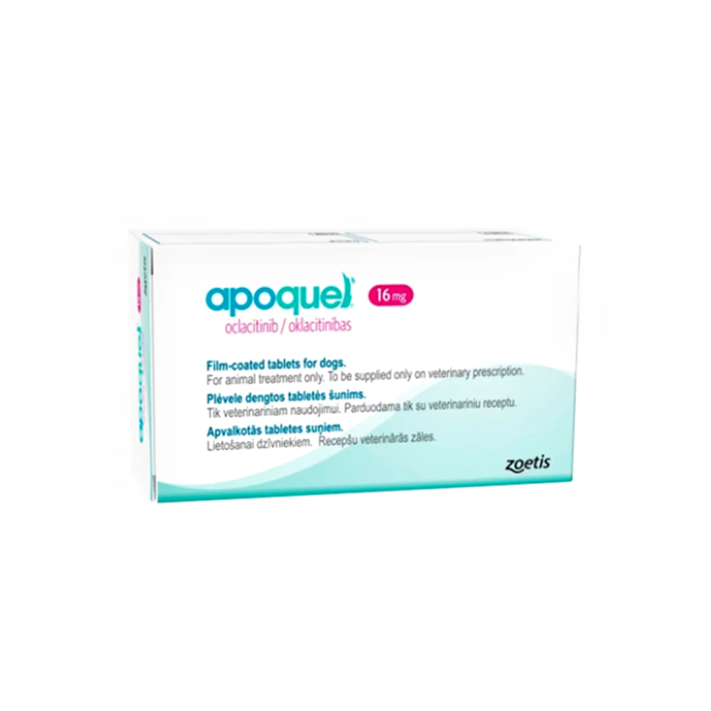 Apoquel 16.0 Mg - Perros De 27 A 39.9 Kg X Unidad