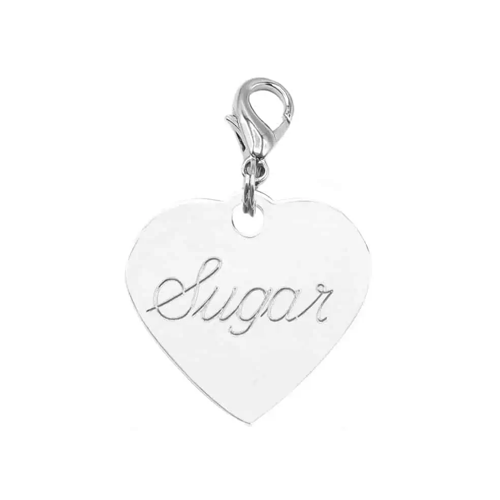 Placa Corazón Aluminio