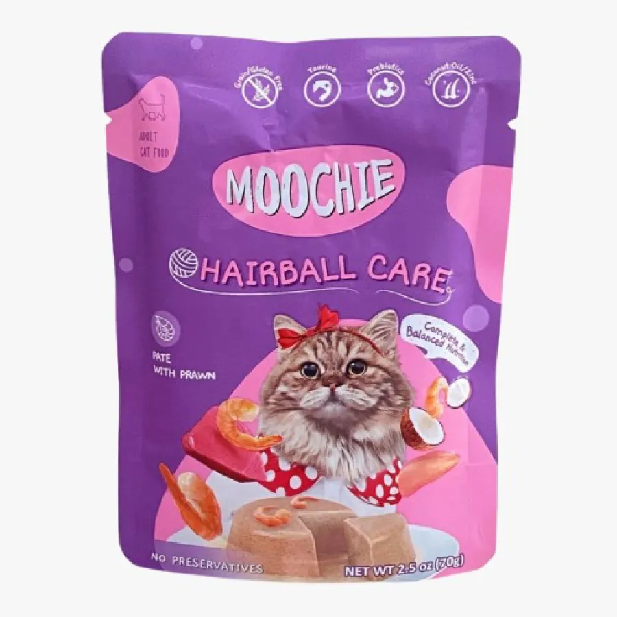 MOOCHIE PATE HAIRBALL CARE CON GAMBAS